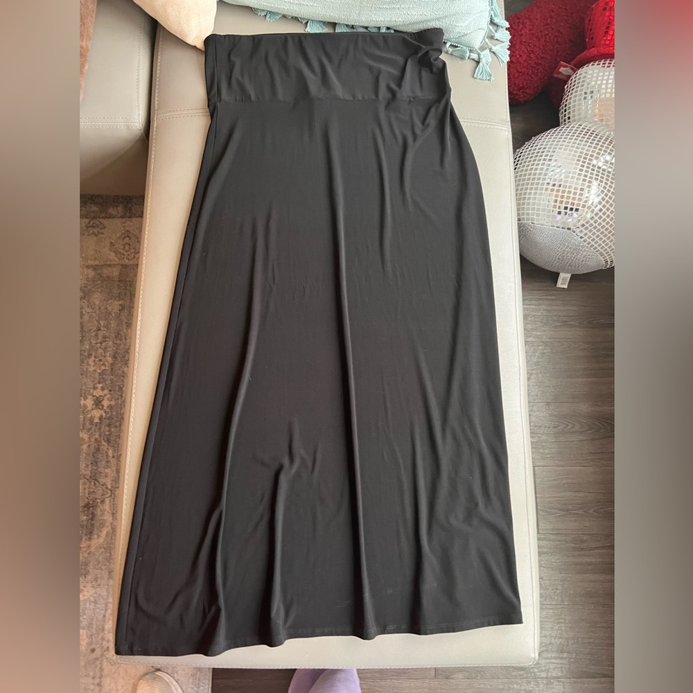 MSK Women's Black Maxi Skirt